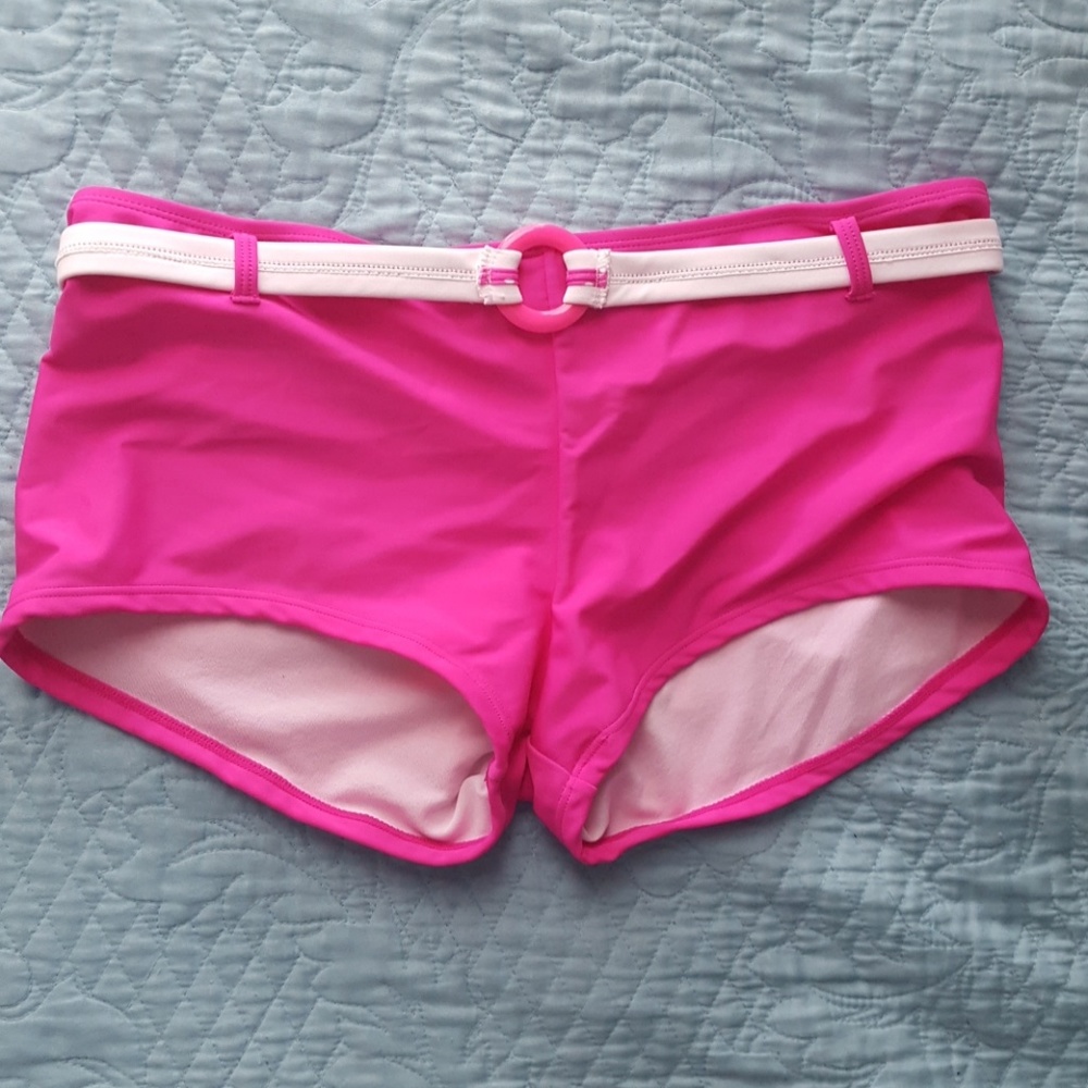 Hot pink bathing suit bottoms